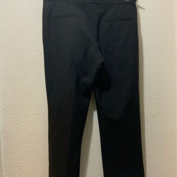 THEORY Wool-blend straight-leg pants size 2 wool 98% Lycra :2% - Picture 6 of 11